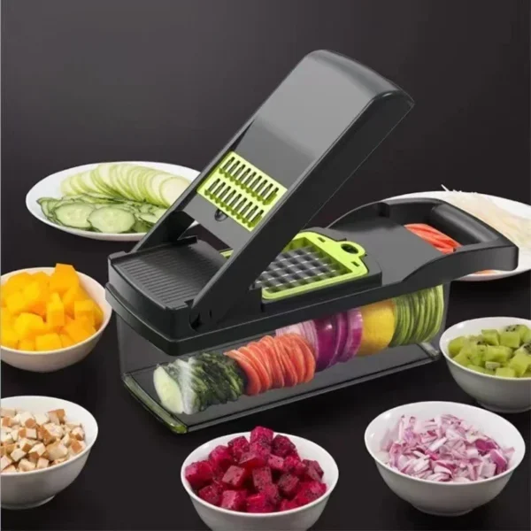 Multi-functional vegetable cutter, kitchen household, potato shreds, shredded and diced, radish grater, slicer 5
