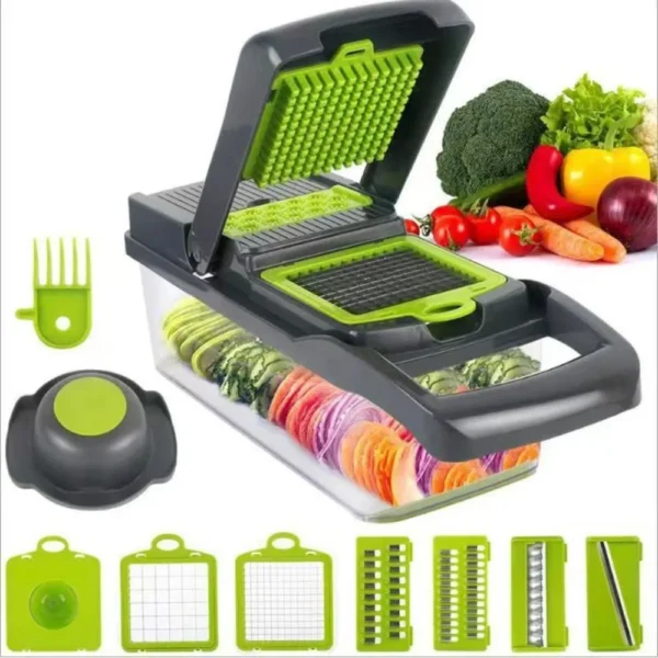 Multi-functional vegetable cutter, kitchen household, potato shreds, shredded and diced, radish grater, slicer 2